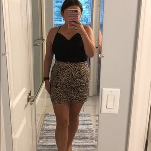 Cheetah skirt